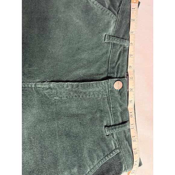 Jones New York Dark Green Corduroy Pants Straight Leg Size 6 - Picture 5 of 8